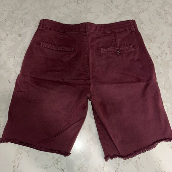 American Rag Mens Maroon Shorts - Picture 2 of 4
